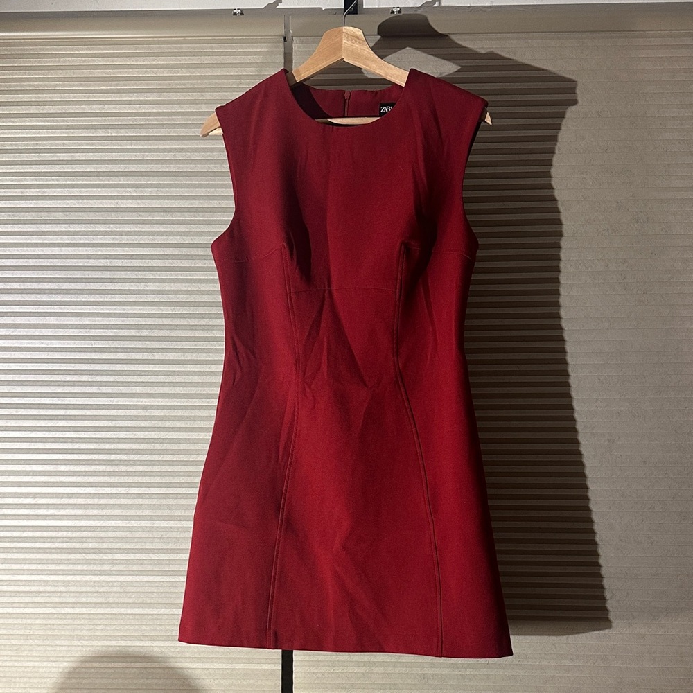 Zara Rich Red Mini Dress